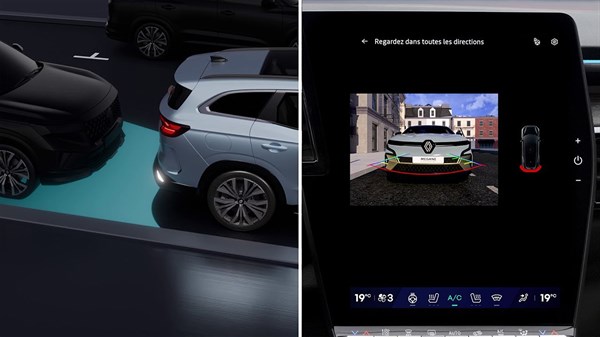 caméra de recul - Espace full hybrid E-Tech - Renault