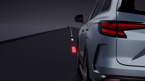 prévention de sortie de voie d'urgence - Espace full hybrid E-Tech - Renault