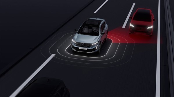 avertisseur d'angle mort - Espace full hybrid E-Tech - Renault