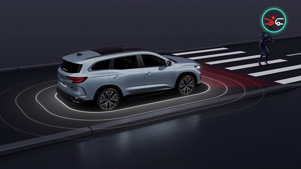 freinage actif d'urgence - Espace full hybrid E-Tech - Renault