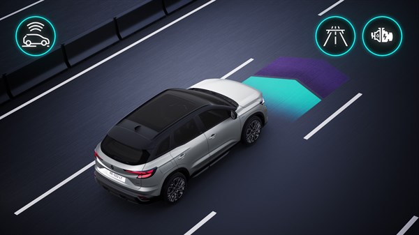 conduite hybride prédictive - safety control - Renault Austral full hybrid E-Tech 