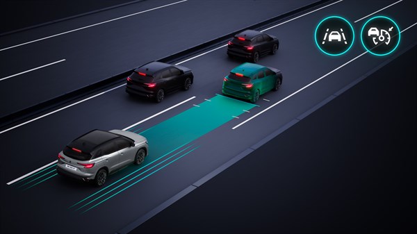 active driver assist - safety control - Renault Austral full hybrid E-Tech 