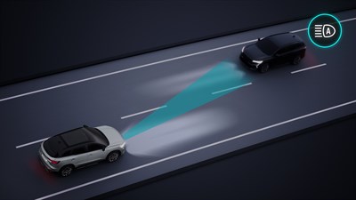 commutation automatique des feux - safety control - Renault Austral E-Tech full hybrid