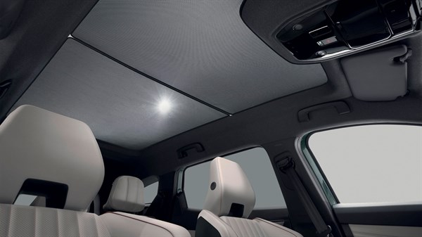 pare-soleil pour toit verre fixe