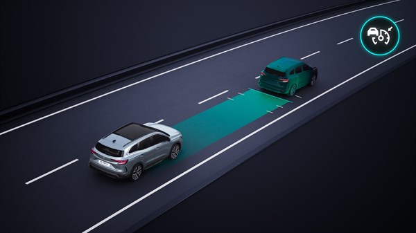 régulateur de vitesse adaptatif intelligent - adas - Renault Espace E-Tech full hybrid