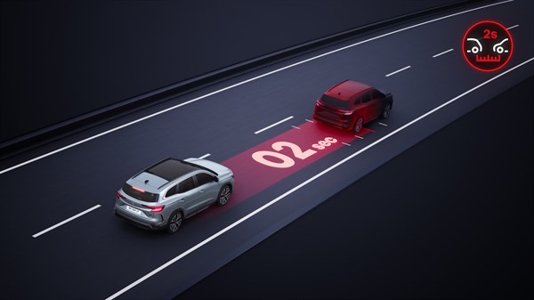 alerte de distance de sécurité - adas - Renault Espace E-Tech full hybrid