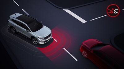 freinage d'urgence automatique avec fonction d'intersection - adas - Renault Espace E-Tech full hybrid