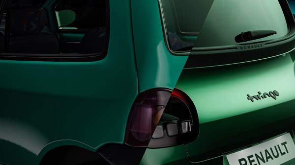 Renault Twingo E-Tech électrique - arrière emblématique