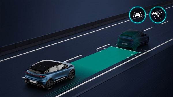 régulateur de vitesse adaptatif intelligent​ - Renault Megane E-Tech électrique